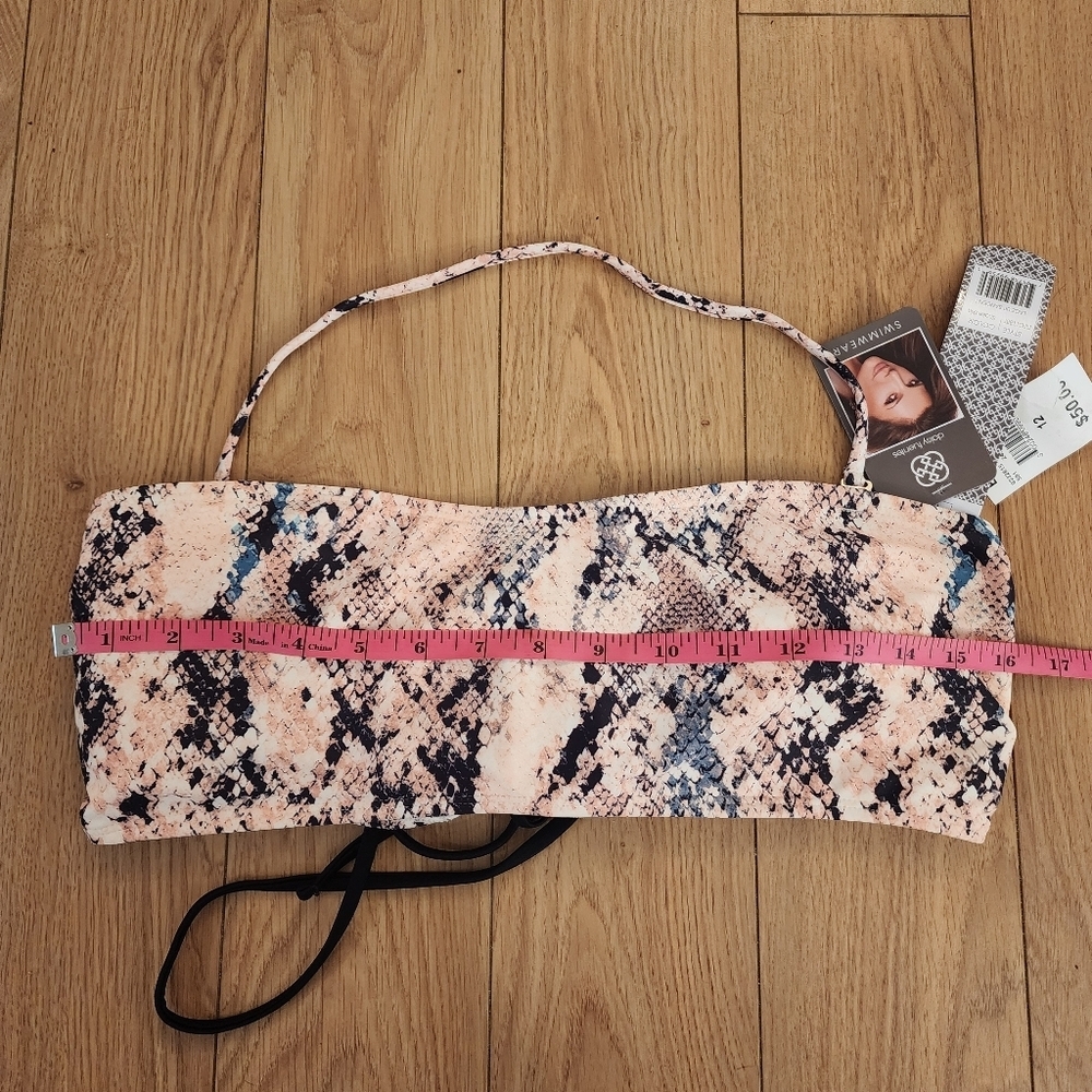NWT Daisy Fuentes Halter Bikini Top-12 - Picture 8 of 9